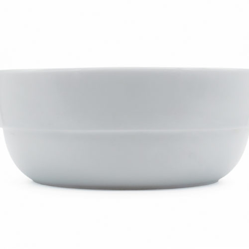 Round Bowl High with Rim